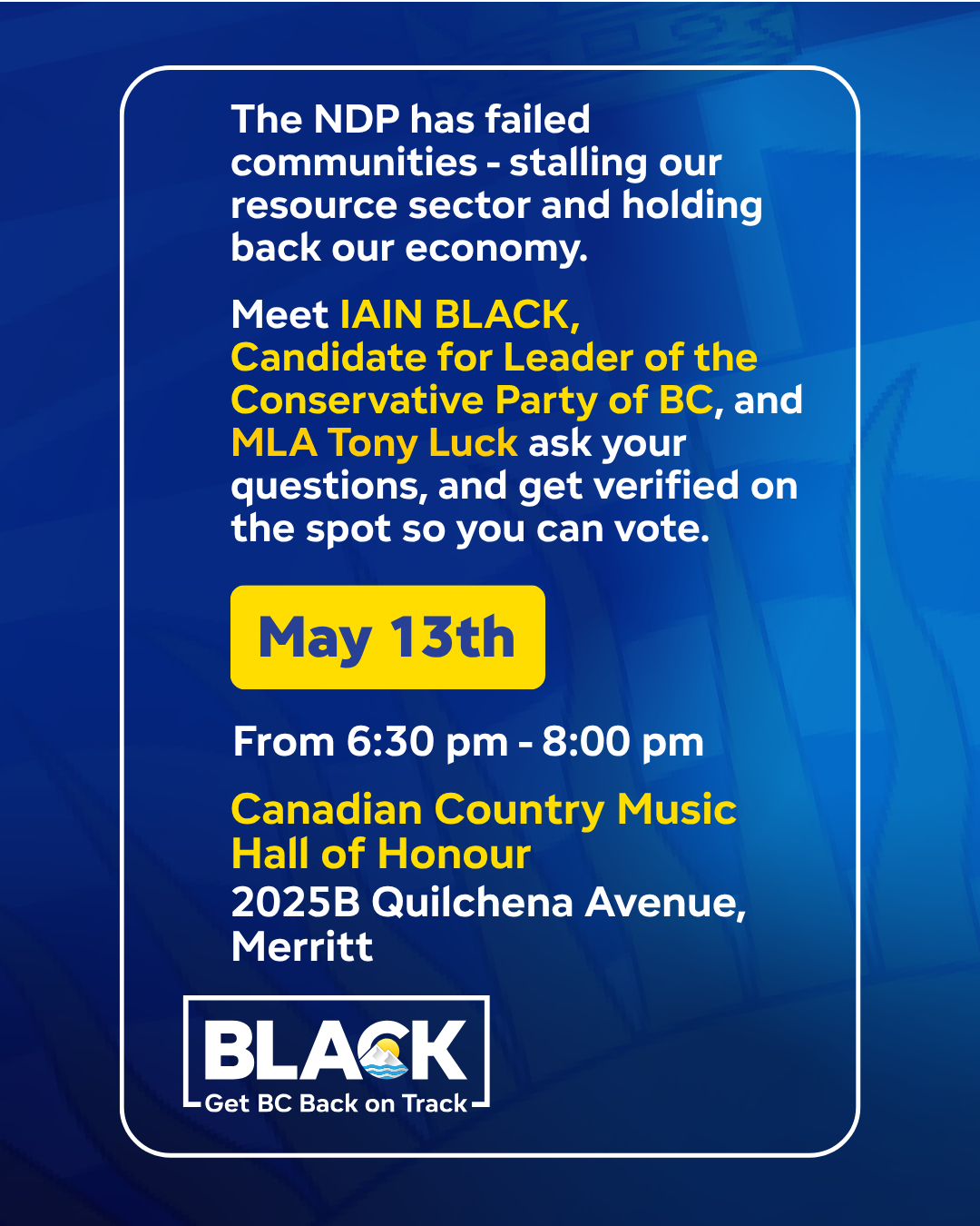 A Conversation with Iain Black